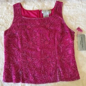 Beaded evening top